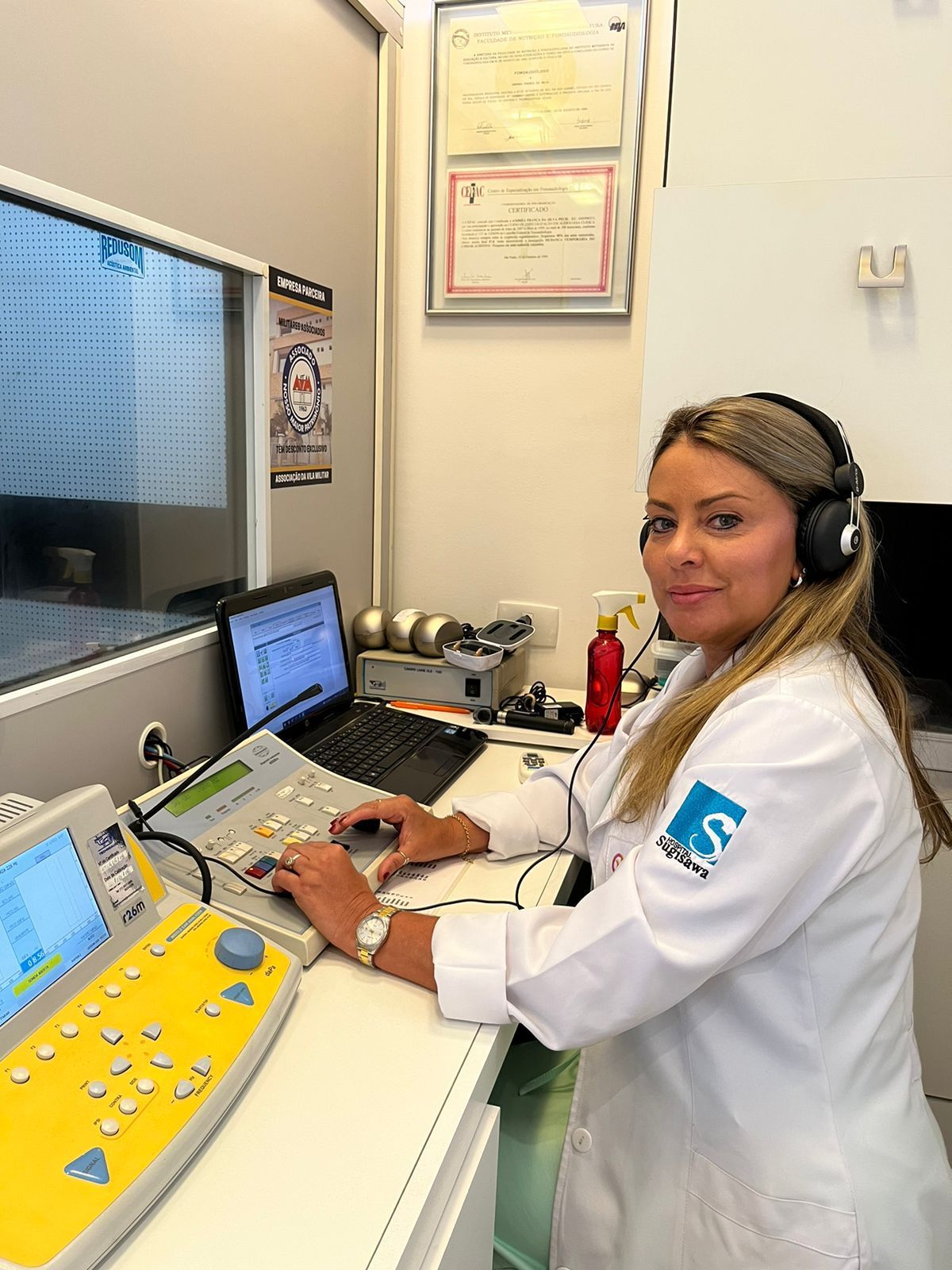 Exame de Audiometria